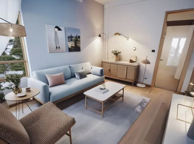 phòng khách nhà ngõ ô tô 7 chỗ phố nguyễn chính, hơn 8 tỷ