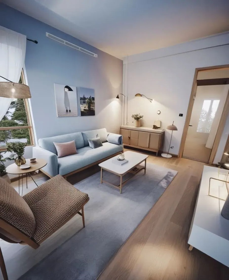 phòng khách nhà ngõ ô tô 7 chỗ phố nguyễn chính, hơn 8 tỷ