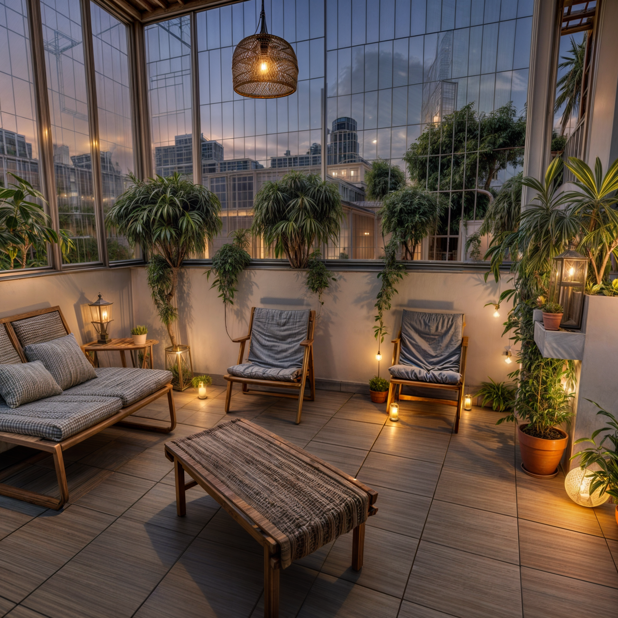 sân thượng nhà ngõ ô tô 7 chỗ phố Kim Đồng, hơn 8,9 tỷ